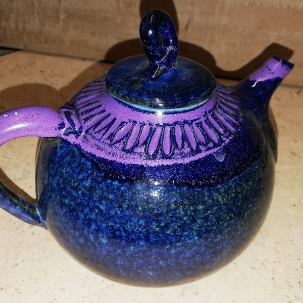 Beautiful tactile stoneware teapots!