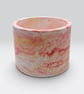 Large Plant Pot - Sunrise Marbled Red Orange and Yellow Planter - Image 5