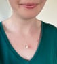 Moonstone Necklace. Sterling silver moonstone necklace. - Image 7
