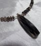 Sterling Silver and Smoky Quartz Necklace - Summer Seconds - Image 5