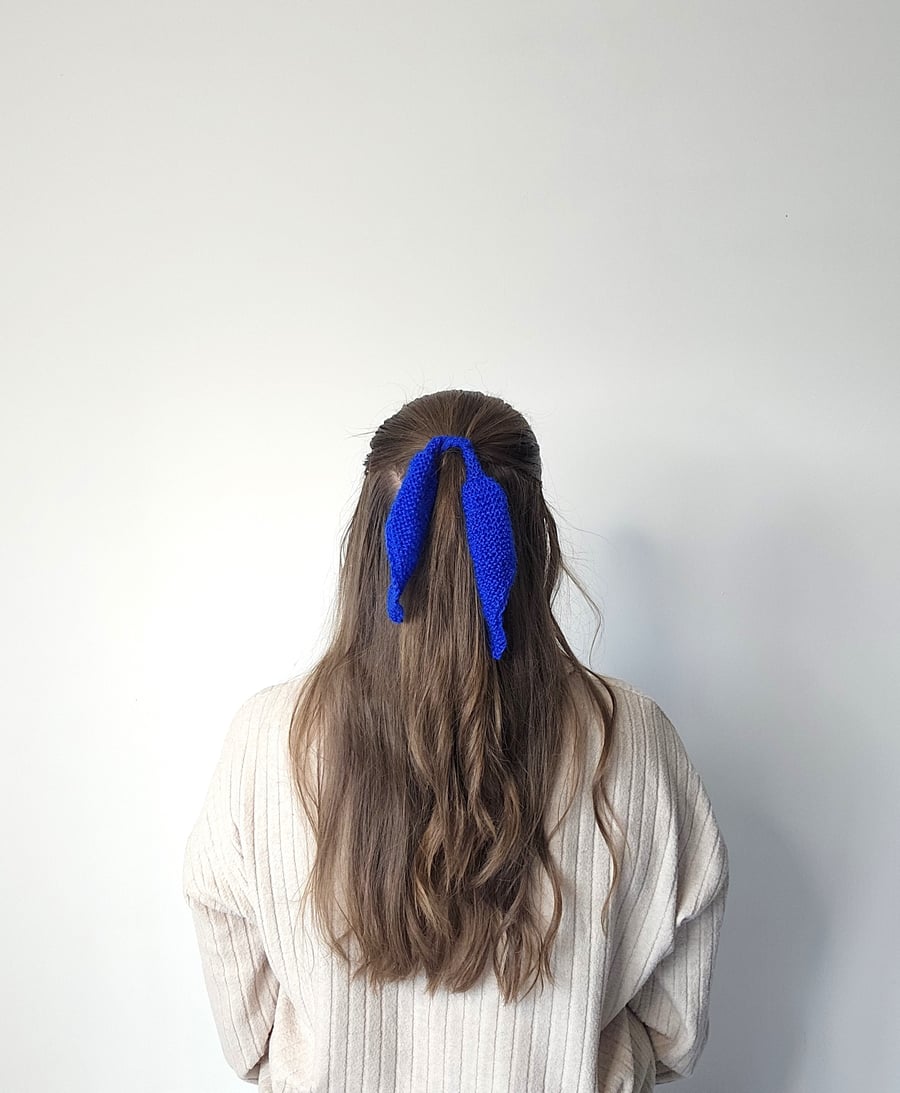 Alice Hair Tie Royal Blue