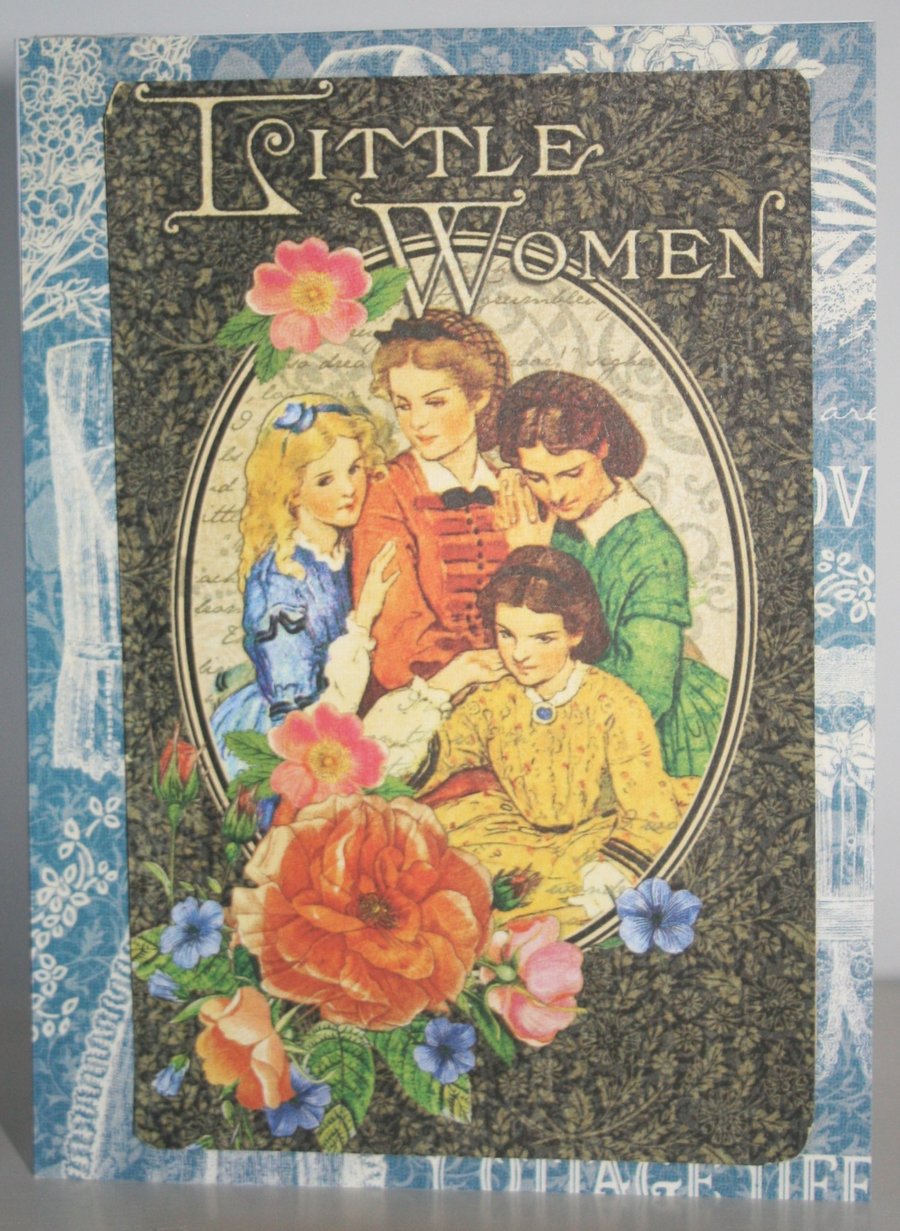 Vintage-style Card - Little Women Card - Card to Frame - Treasured Keepsake