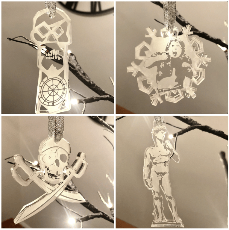Goonies themed Christmas Tree Decorations