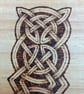 Pyrography Celtic knotwork wooden serving or chopping board - Image 4