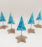 Fused Glass Bubbly Christmas Tree with Baubles  - Image 1