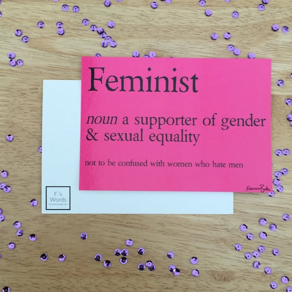 Feminism Definition Feminist Print, Decor, Gift for Friend, Sister, Daughter