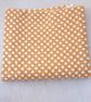 Gold and White Rope Weave Pattern Cotton Fat Quarter - Image 2