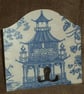 Decorated Wall Hook Pagoda Napkin Decoupage  - Image 1