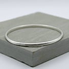 Solid Silver Bangle
