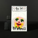 Pin It! Mr Blobby Polymer Clay Pin Badge 