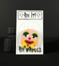 Pin It! Mr Blobby Polymer Clay Pin Badge 