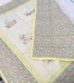 Multi-coloured Designs of Girl in Big Bonnet. Quilt for Older Child. Travel Cot. - Image 4