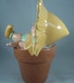 Ceramic Garden Plant Pot Yellow Sunflower Baby Figurine Ornament Decoration. - Image 2