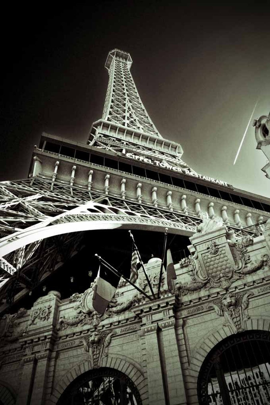 Eiffel Tower Paris Hotel Las Vegas United States Of America Photograph Print