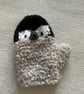 Penquin ear flap hat and mittens set - Image 7