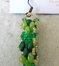 Brickwork-pattern bead earrings (customisable) - Image 1