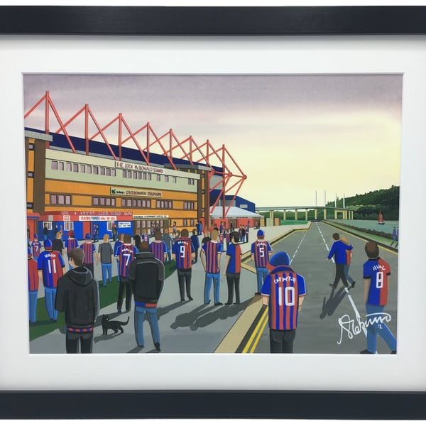 Inverness C T. Framed & Unframed Art Print, Football Club FC, Caledonian Gift