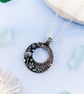 Rock Pool Pendant - Recycled Silver Coastal Necklace - Image 2