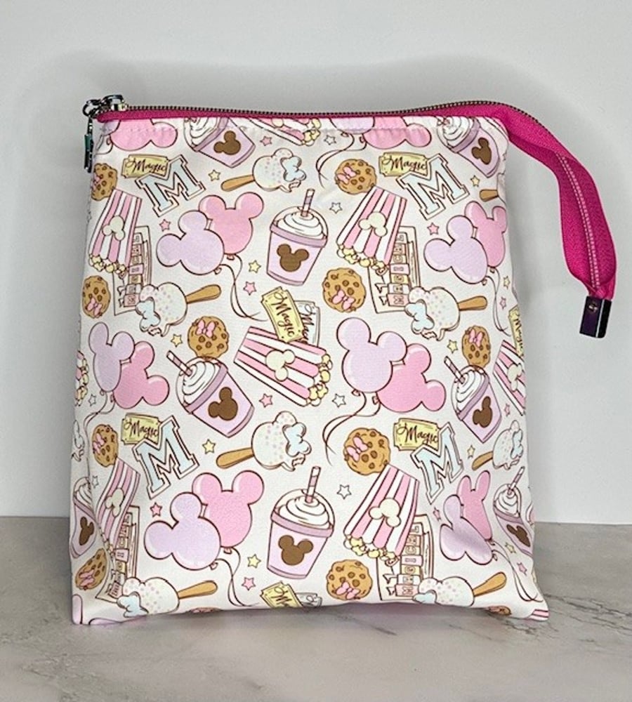 Medium sized toiletry travel pouch