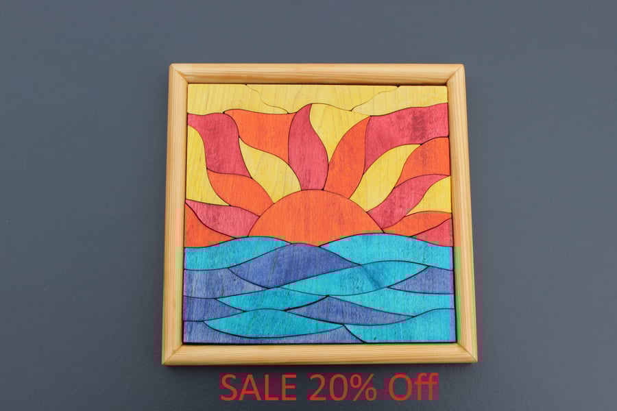 Sunset at Sea Puzzle (WJF10)
