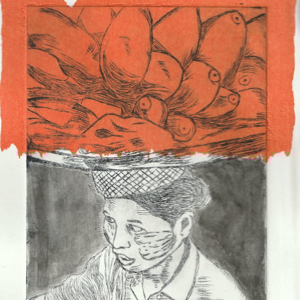 Papaya Seller, Myanmar I