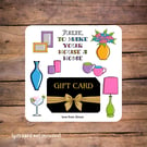 Make a House a Home Gift Card Holder, personalised 