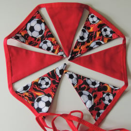 Mini Red Football Bumting