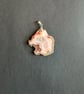 Natural Agate Slice Pendant – Earthy Raw Stone Necklace – Handmade Boho Jeweller