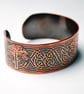 Celtic copper Tree Cuff Bracelet - Image 2