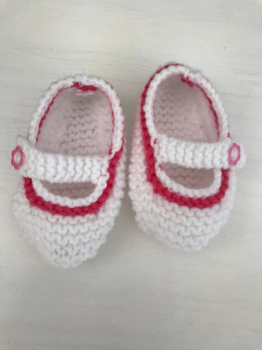 White Mary Jane shoes