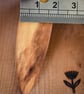 Handmade Hawthorn Wood Kilt Pin — 5th Anniversary Gift, Surfboard Lapel Pin - Image 5
