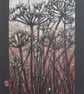 Cow Parsley Floral Silhouettes - Original drawing, wall art - Image 3