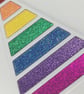 Rainbow glitter tree Christmas card - Image 3