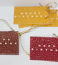 9 Autumn Edition birthday gift tags brown, red, ochre