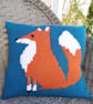 Knitting Pattern for a Fox Cushion using Aran or Worsted Wool.  Digital Pattern - Image 2