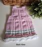Baby Girl's Pinafore Dress Hand Knitted 0-6 months  - Image 4