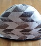 Tea cosy - Grey, black Geometric Pattern - Image 2