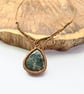 Moss Agate Macrame Gemstone Necklace  - Image 9