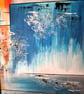 Original Abstract Acrylic Painting - Abstract Art – Turquoise Painting - Image 3
