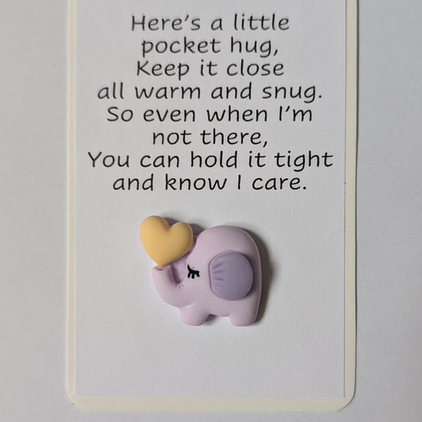 Pocket hugs - elephant