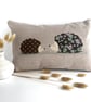 Hedgehogs Cushion, Rectangular Cushion