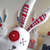 embroidered zombie bunny rabbit