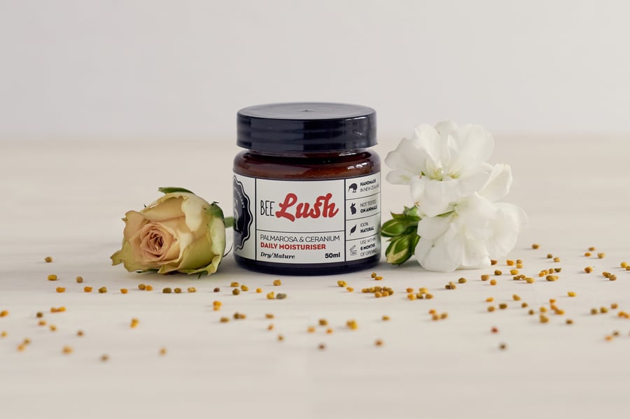 Bee Lush Moisturiser – Palmarosa & Geranium