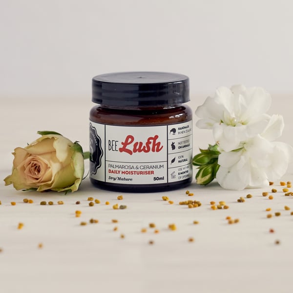 Bee Lush Moisturiser – Palmarosa & Geranium