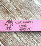 Actual Handwriting Bracelet  - Adjustable Length - Faux Leather - Personalised - Image 4
