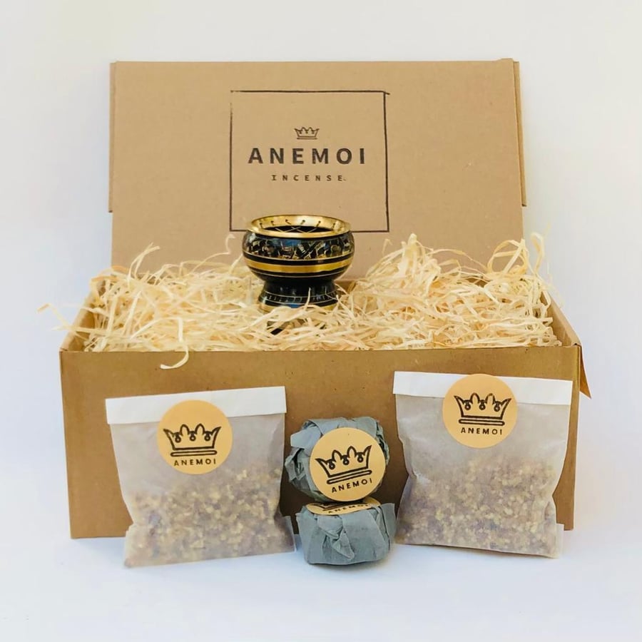 SageCense Frankincense Smudge Smudging Gift box set
