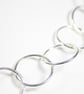 Handmade Silver Chainmail Style Link Necklace - Image 3