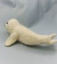 Felted Winter Ornament, Felted Baby Seal, Soft Seal Figurine, Little Snow Animal - Image 7