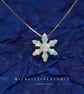 Opal Snowflake Necklace With 925 Sterling Silver Chain