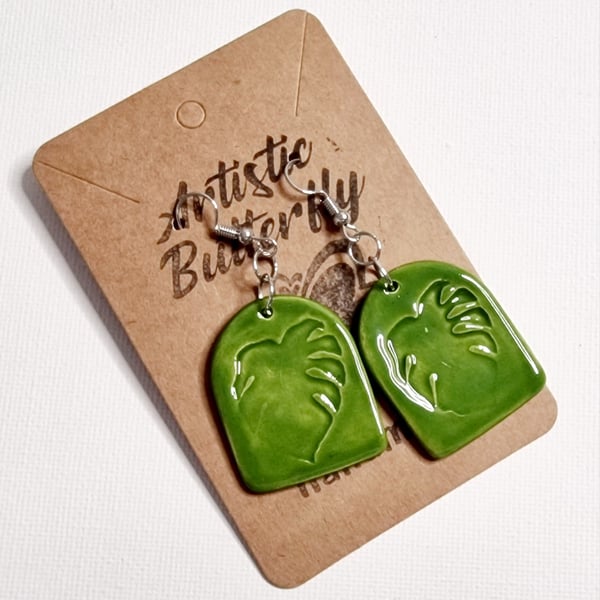 Handmade Ceramic Earrings 